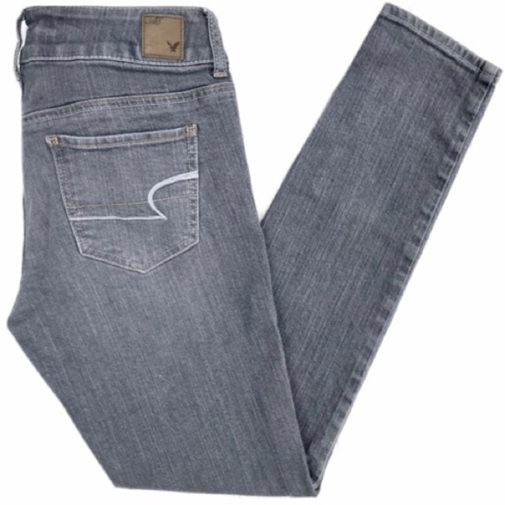 American Eagle Outfitters Gray Skinny Jeans